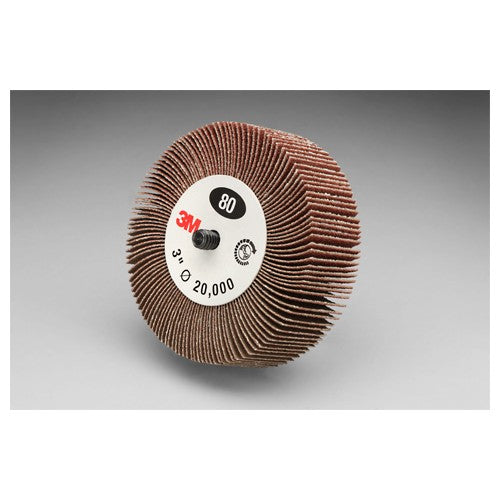 ‎3M Flap Wheel 244D Type 84 3″ × 1″ × 1/4-20 External 80 X-weight - Top Tool & Supply