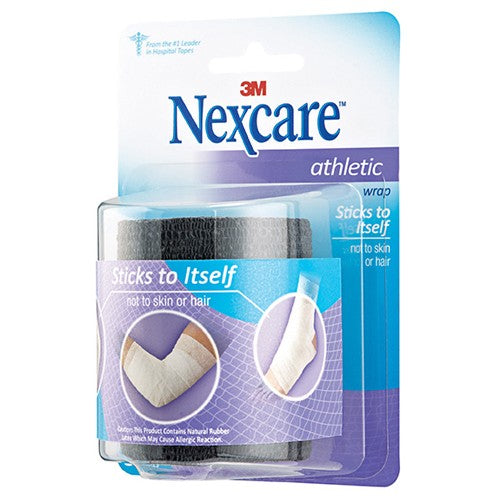 Nexcare Athletic Wrap CR-3BK 3″ × 80″ (76 2 mm × 2 03 m) Unstretched - Top Tool & Supply