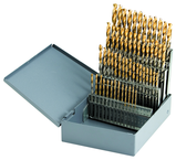 1/16 - 1/2 X 64Ths HSS Straight Shank Split Point Gold-P Drill Set (29Pcs) - Top Tool & Supply