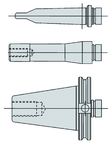 NMTB30 x 7/8-20 Thread Tapping Attachment Shank - Top Tool & Supply