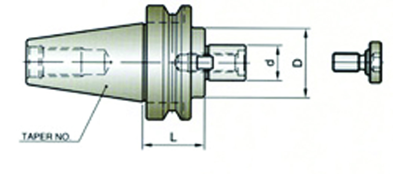 3/4 V40 SHELL MILL HOLDER EM - Top Tool & Supply