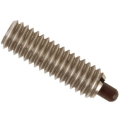 End Force Spring Plunger - 10.6 lbs Initial End Force, 25.5 lbs Final End Force (5/8″–11 Thread) - Top Tool & Supply