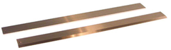 #SE36SSBHD - 36" Long x 2-1/16" Wide x 17/64" Thick - Stainless Steel Straight Edge With Bevel; No Graduations - Top Tool & Supply