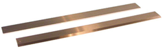 #SE96SSBHD - 96" Long x 3-17/64" Wide x 11/32" Thick - Stainless Steel Straight Edge With Bevel; No Graduations - Top Tool & Supply