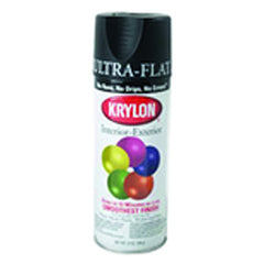 Interior/Exterior Industrial Maintenance Paint Ultra Flat Black - Top Tool & Supply