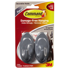 Command™ Graphite Terrace Hoo - Exact Industrial Supply