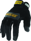 Vibration Impact Resistant Work Glove - Black/Gray - Large - Top Tool & Supply