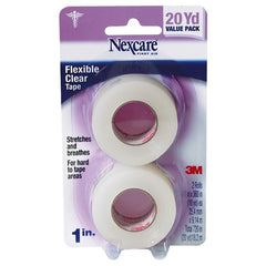 Nexcare Transpore Clear First Aid Tape 527-P1 1″ × 10 yds Wrapped - Top Tool & Supply