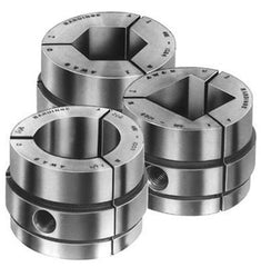 Collet Pad for Warner & Swasey Machine #5 (4pc Split) - 1-1/2" Square Serrated - Part #  CP-WS9SE15000 - Top Tool & Supply