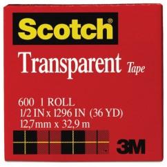 1X2592" TRANSPARENT TAPE 600-72 - Top Tool & Supply